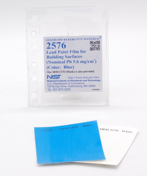 SRM 2576  建筑表面鉛涂料(標(biāo)稱(chēng)鉛5.6毫克/厘米)2)(顏色：藍(lán)色)
