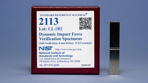 SRM 2113  動態沖擊力驗證樣本(自驗證，8毫米前鋒；33 kN標稱)